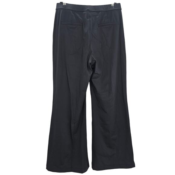 Halara Womans size L Halotek Air Stretch High Waisted work Flare Pants Black NEW - Picture 5 of 8
